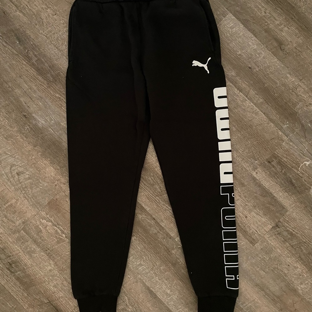 Medium Black Puma Sweatpants